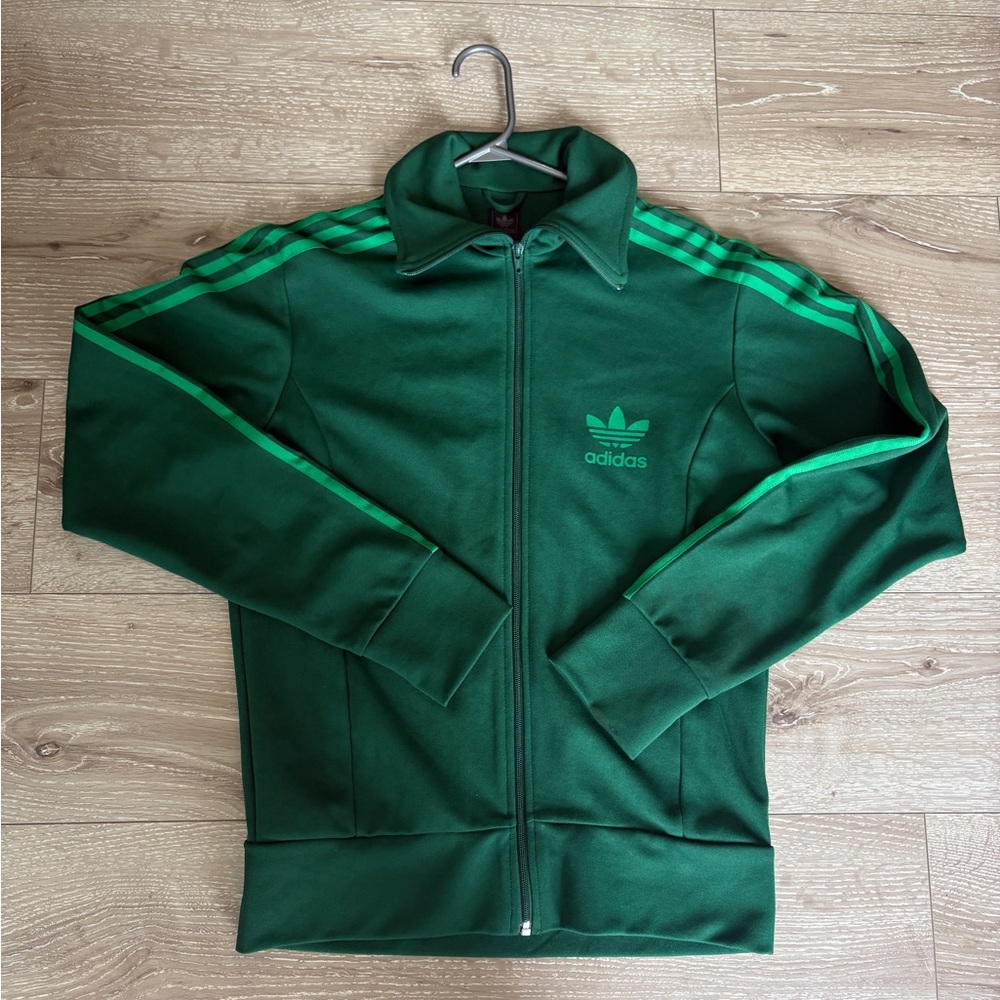 Adidas Women's Dark Green Bomber Jacket